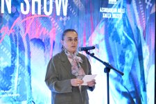 Алена Алиева посетила показ мод «Узоры времени» в Азербайджанском национальном музее ковра (ФОТО)