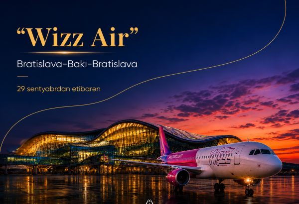 Wizz Air открывает прямые рейсы между Баку и Братиславой