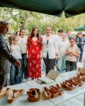 Лейла Алиева приняла участие в открытии персональной выставки и акции по посадке деревьев в Габале (ФОТО)