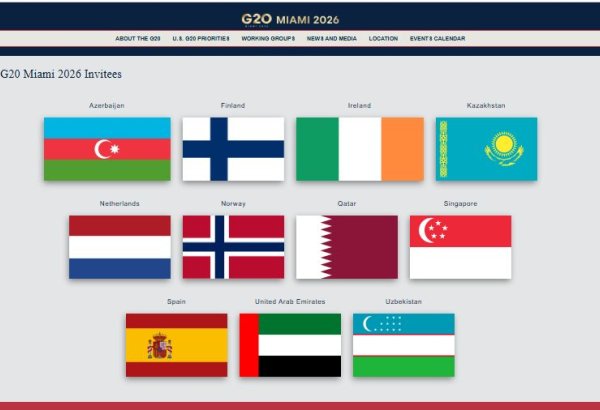 Азербайджан приглашен на саммит G20 в Майами