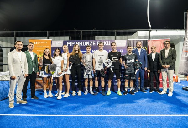 На побережье Каспия прошел международный турнир по паделу FIP Bronze Baku II