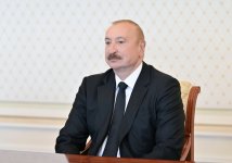Президент Ильхам Алиев принял руководящих лиц ряда международных организаций