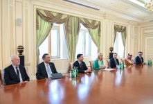 Президент Ильхам Алиев принял руководящих лиц ряда международных организаций