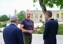 Президент Ильхам Алиев принял участие в открытии после реставрации "Дома Садыгджана" в Шуше (ФОТО)