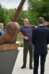 Президент Ильхам Алиев принял участие в открытии после реставрации "Дома Садыгджана" в Шуше (ФОТО)