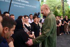 Президент Ильхам Алиев посетил село Гузейхырман Ходжавендского района (ФОТО)