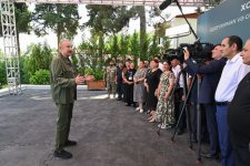 Президент Ильхам Алиев посетил село Гузейхырман Ходжавендского района (ФОТО)