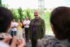 Президент Ильхам Алиев посетил село Гузейхырман Ходжавендского района (ФОТО)