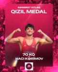 Азербайджанские борцы выиграли "золото" и три "бронзы" на чемпионате Европы U-20 (ФОТО)