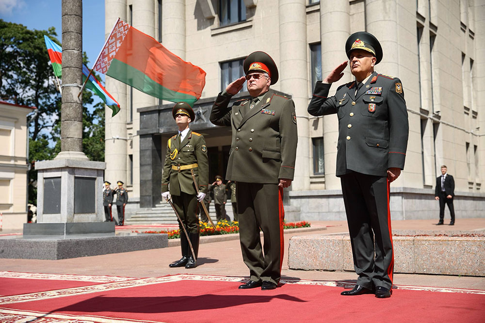 Начальник Генерального штаба азербайджанской армии находится с официальным визитом в Беларуси (ФОТО)