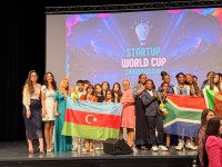 Студенты MiniBoss Baku удостоены двух международных наград на Чемпионате мира по стартапам в Давосе (ФОТО)