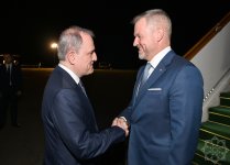 Президент Словакии Петер Пеллегрини прибыл в Азербайджан с официальным визитом (ФОТО)