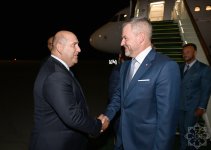 Президент Словакии Петер Пеллегрини прибыл в Азербайджан с официальным визитом (ФОТО)