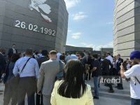 Участники IV Шушинского глобального медиафорума посетили Мемориал Ходжалинского геноцида (ФОТО)