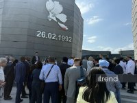 Участники IV Шушинского глобального медиафорума посетили Мемориал Ходжалинского геноцида (ФОТО)
