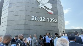 Участники IV Шушинского глобального медиафорума посетили Мемориал Ходжалинского геноцида (ФОТО)