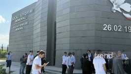 Участники IV Шушинского глобального медиафорума посетили Мемориал Ходжалинского геноцида (ФОТО)