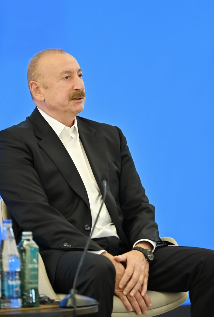 Президент Ильхам Алиев принял участие в открытии IV Шушинского глобального медиафорума (ФОТО)