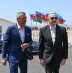 Президент Ильхам Алиев и Президент Петер Пеллегрини ознакомились с работами, проводимыми в селе Баш Гарвенд Агдамского района (ФОТО)