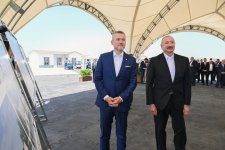 Президент Ильхам Алиев и Президент Петер Пеллегрини ознакомились с работами, проводимыми в селе Баш Гарвенд Агдамского района (ФОТО)