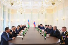 В Шуше состоялась встреча Президента Ильхама Алиева с Президентом Словацкой Республики в расширенном составе (ФОТО)