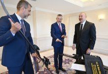 Президент Ильхам Алиев и Президент Петер Пеллегрини выступили с заявлениями для прессы (ФОТО/ВИДЕО)