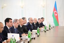 В Шуше состоялась встреча Президента Ильхама Алиева с Президентом Словацкой Республики в расширенном составе (ФОТО)