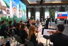 В Ханкенди от имени Президента Ильхама Алиева дан официальный обед в честь Президента Словакии (ФОТО)