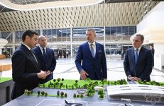 Президент Словакии самолетом отбыл из Физулинского аэропорта в город Баку (ФОТО)