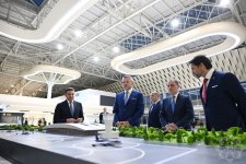 Президент Словакии самолетом отбыл из Физулинского аэропорта в город Баку (ФОТО)