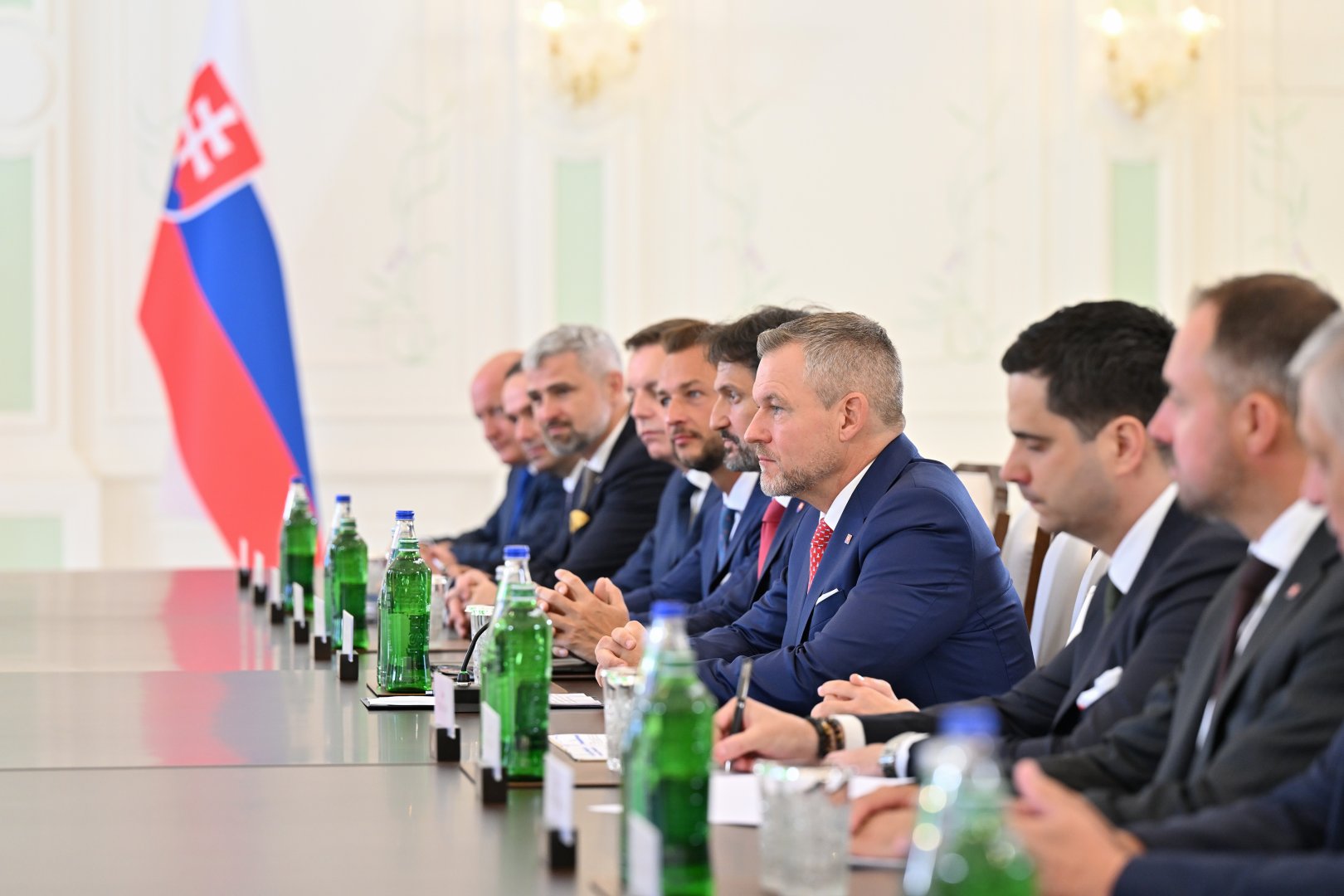 В Шуше состоялась встреча Президента Ильхама Алиева с Президентом Словацкой Республики в расширенном составе (ФОТО)