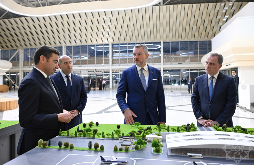 Президент Словакии самолетом отбыл из Физулинского аэропорта в город Баку (ФОТО)