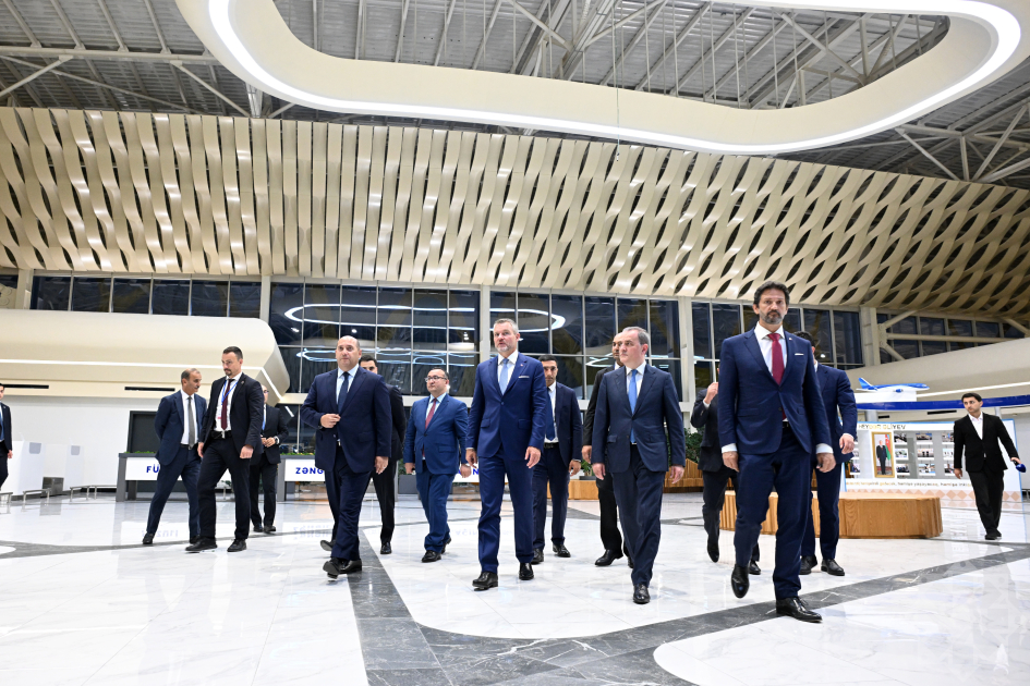 Президент Словакии самолетом отбыл из Физулинского аэропорта в город Баку (ФОТО)