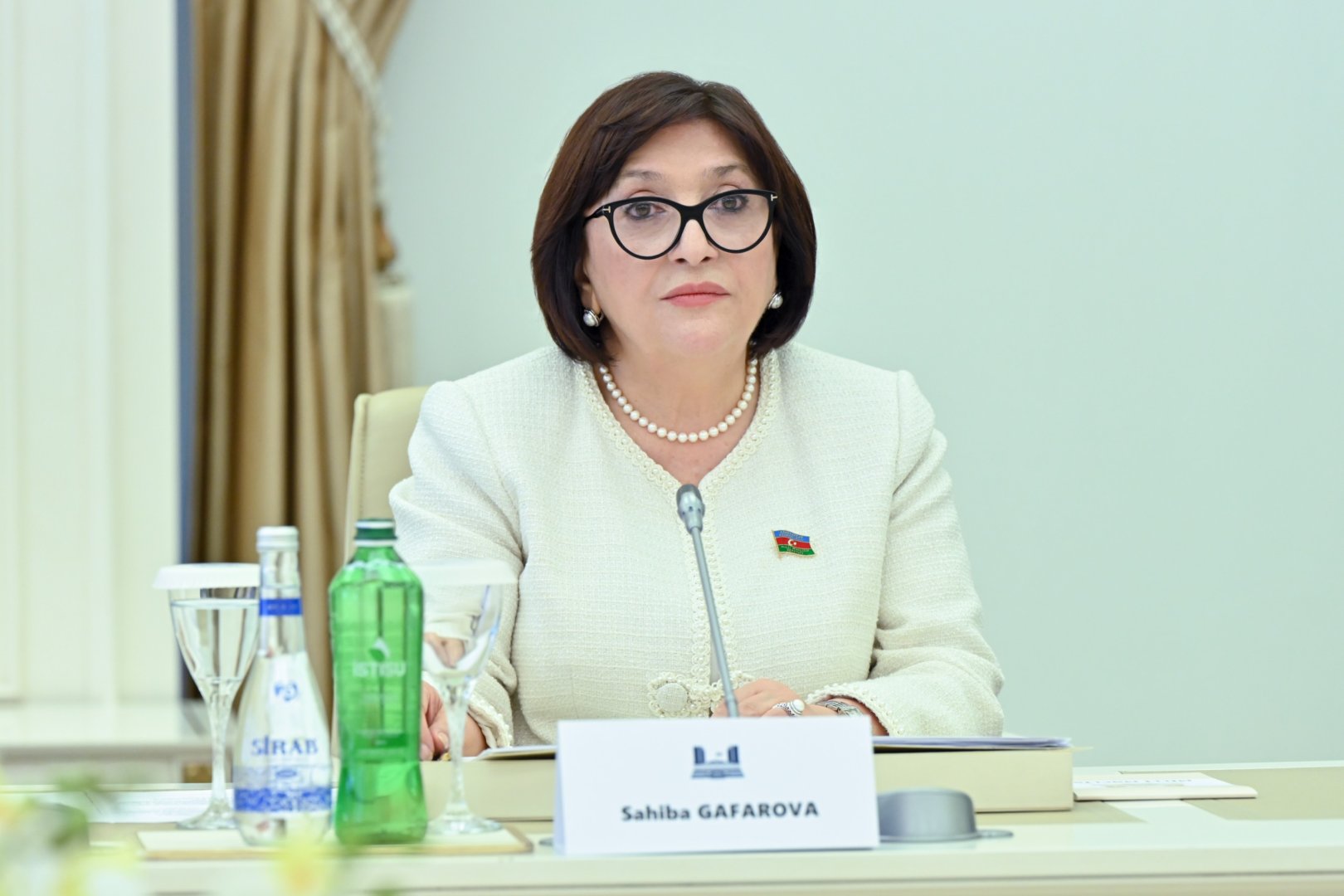Спикер Сахиба Гафарова провела обсуждения с Президентом Словакии (ФОТО)