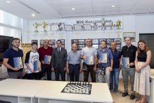 Корреспондент Trend стал победителем шахматного турнира ко Дню национальной прессы Азербайджана (ФОТО)