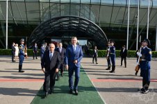 Завершился официальный визит Президента Словакии в Азербайджан (ФОТО)
