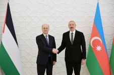 Президент Ильхам Алиев принял Премьер-министра Палестины (ФОТО)