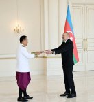 Президент Ильхам Алиев принял верительные грамоты новоназначенного посла Камбоджи в Азербайджане (ФОТО)