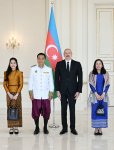 Президент Ильхам Алиев принял верительные грамоты новоназначенного посла Камбоджи в Азербайджане (ФОТО)