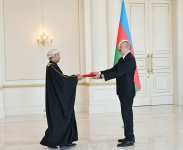 Президент Ильхам Алиев принял верительные грамоты нового посла Омана в Азербайджане (ФОТО)