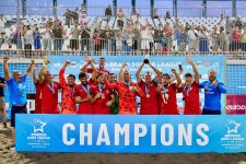 Сборная Азербайджана по пляжному футболу выиграла Лигу B (ФОТО)