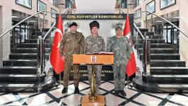 Делегация Управления военной полиции минобороны Азербайджана совершила визит в Турцию (ФОТО)