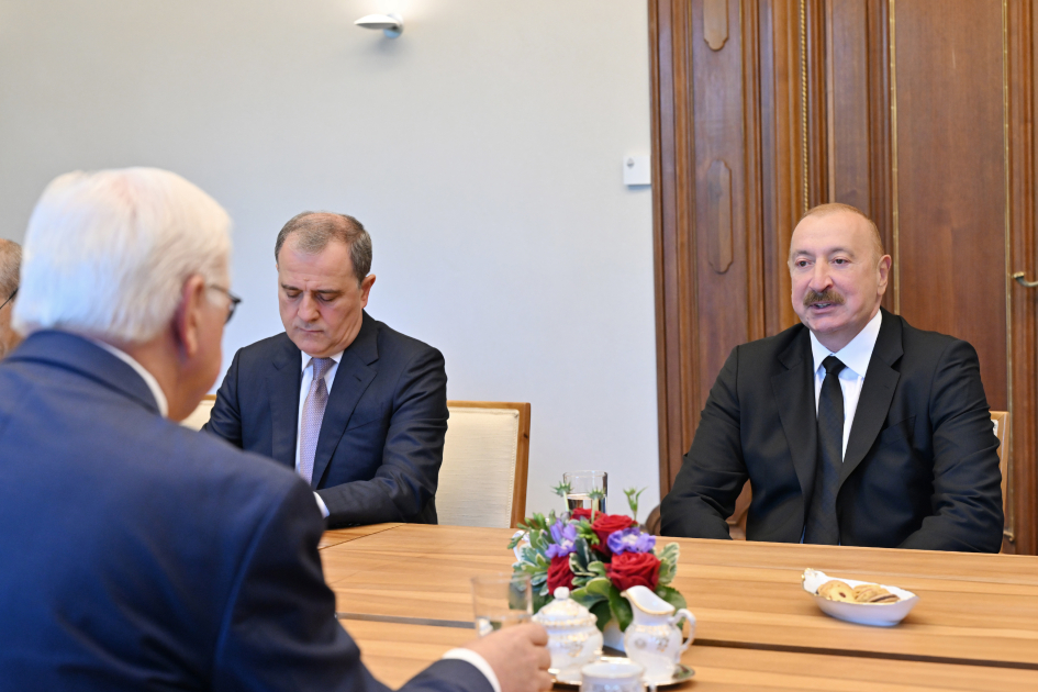 Состоялась встреча Президента Азербайджана Ильхама Алиева и Президента Германии Франка-Вальтера Штайнмайера в расширенном составе (ФОТО)