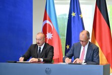 В Берлине подписаны германо-азербайджанские документы (ФОТО)