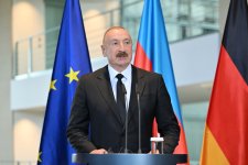 Президент Ильхам Алиев и Федеральный канцлер Фридрих Мерц выступили с заявлениями для прессы (ФОТО)