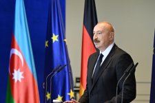 Президент Ильхам Алиев и Федеральный канцлер Фридрих Мерц выступили с заявлениями для прессы (ФОТО)