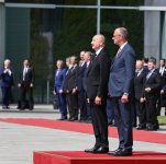В Берлине состоялась церемония официальной встречи Президента Ильхама Алиева (ФОТО)