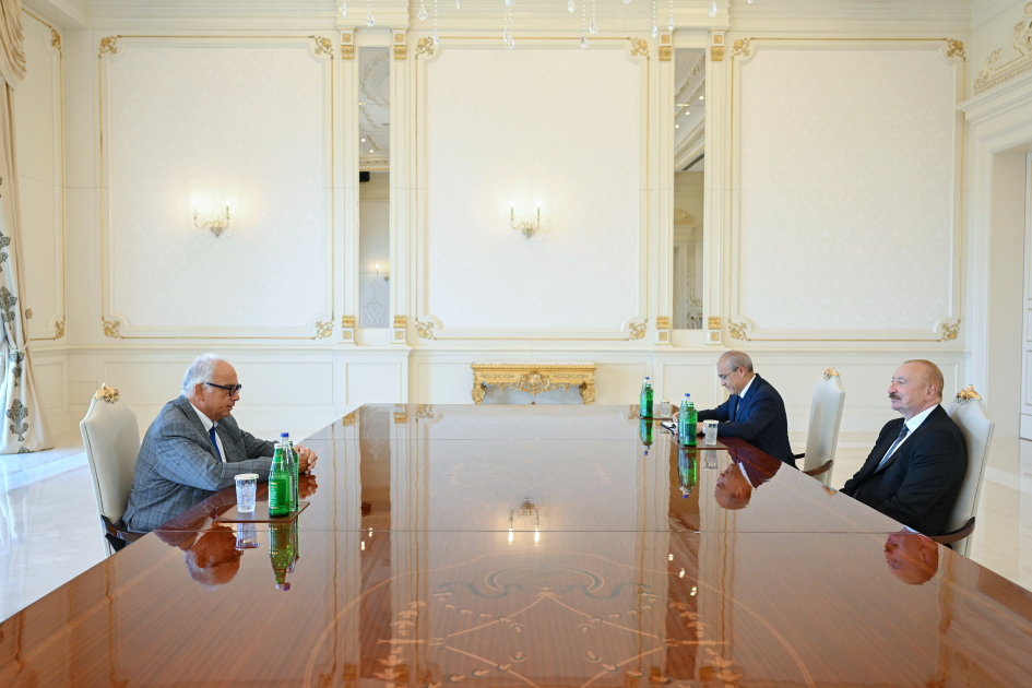 Президент Ильхам Алиев принял президента Объединенного мира борьбы (ФОТО)