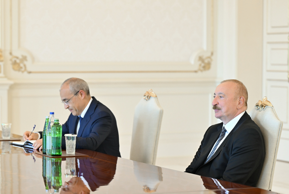 Президент Ильхам Алиев принял президента Объединенного мира борьбы (ФОТО)