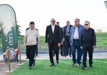 Президент Ильхам Алиев вместе с президентами Кыргызстана, Узбекистана и Таджикистана принял участие в открытии Гольф-клуба в городе Чолпон-Ата (ФОТО)